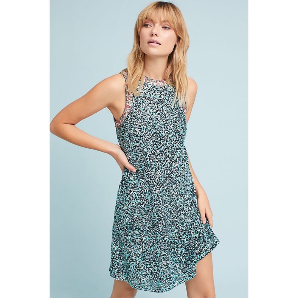 Anthropologie sequins dress